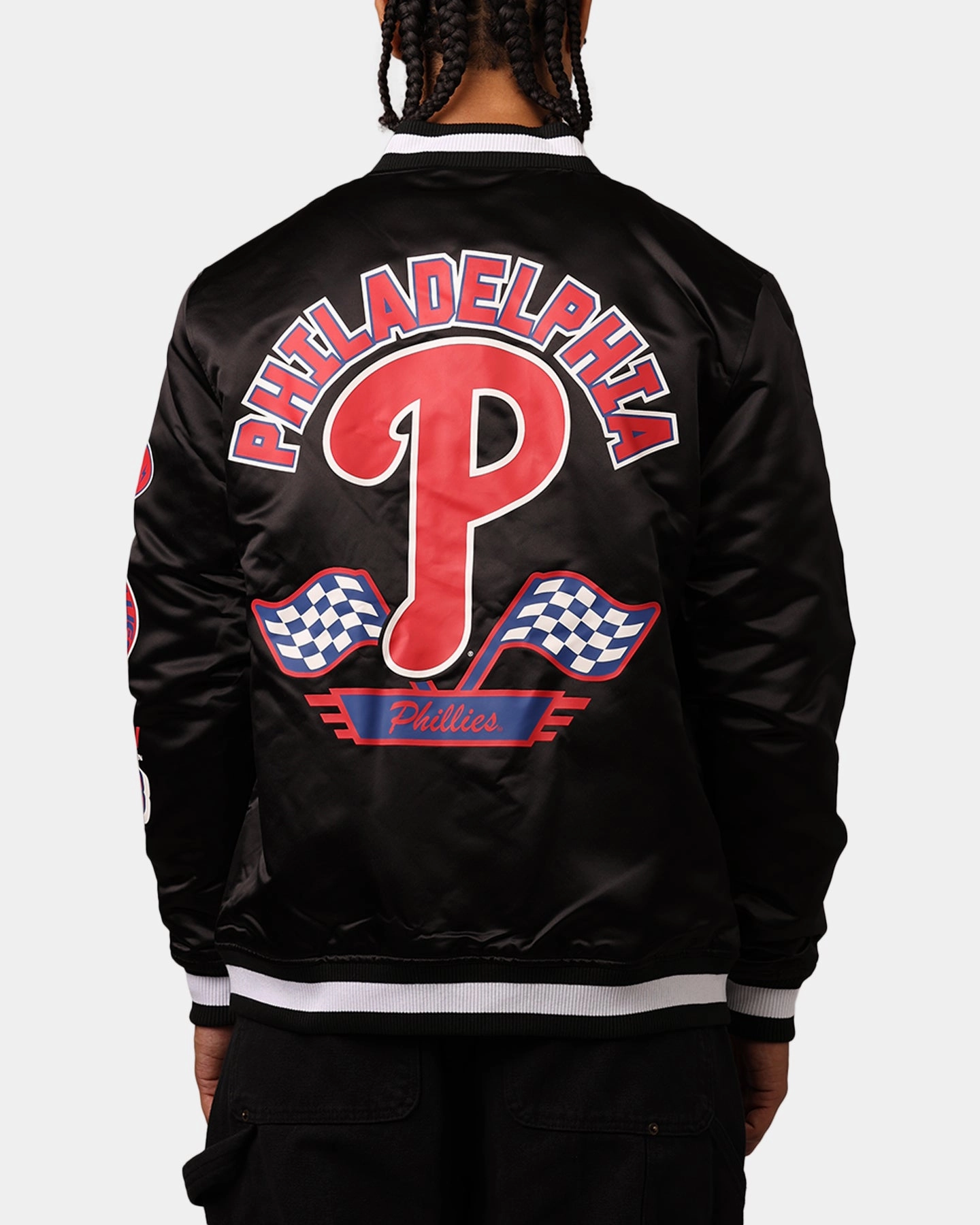 New Era Philadelphia Phillies 2024 Rally Drive Jacket Black/White Active Fit