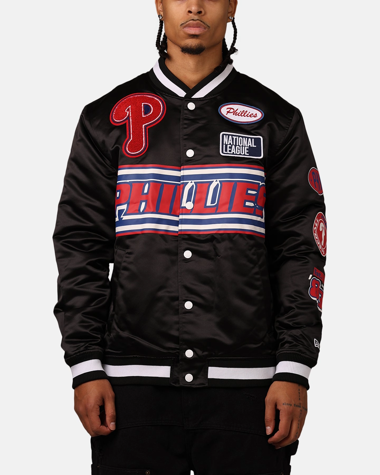 New Era Philadelphia Phillies 2024 Rally Drive Jacket Black/White Comfortable Shield HeatRegulating