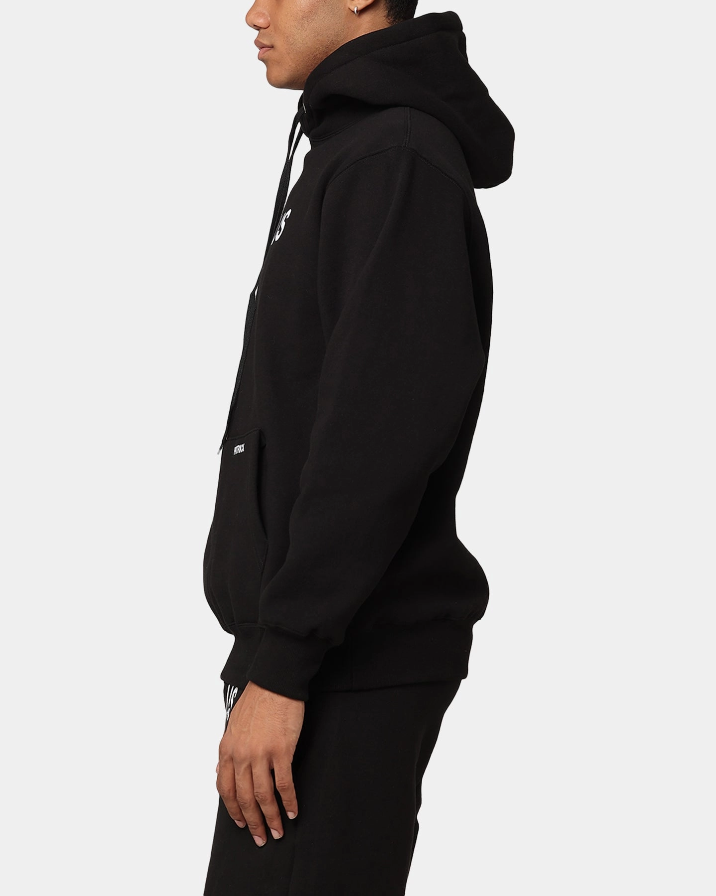 Daniel Patrick Surplus Logo Hoodie Black Rain Blocker