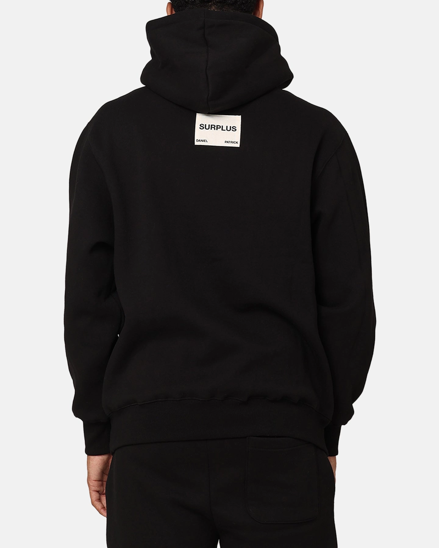 Daniel Patrick Surplus Logo Hoodie Black Passion