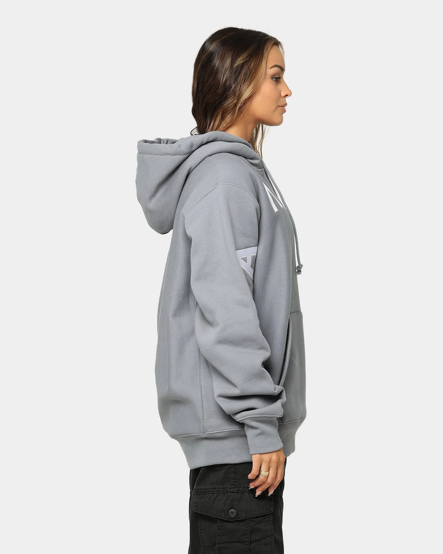 Champion Reverse Weave Arch Logo Hoodie Calico Grey Bestow