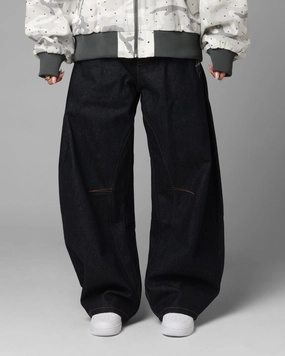 Loiter F-16 Balloon Jeans Indigo Outfit Ideas City Walk Autumn Days Lightweight