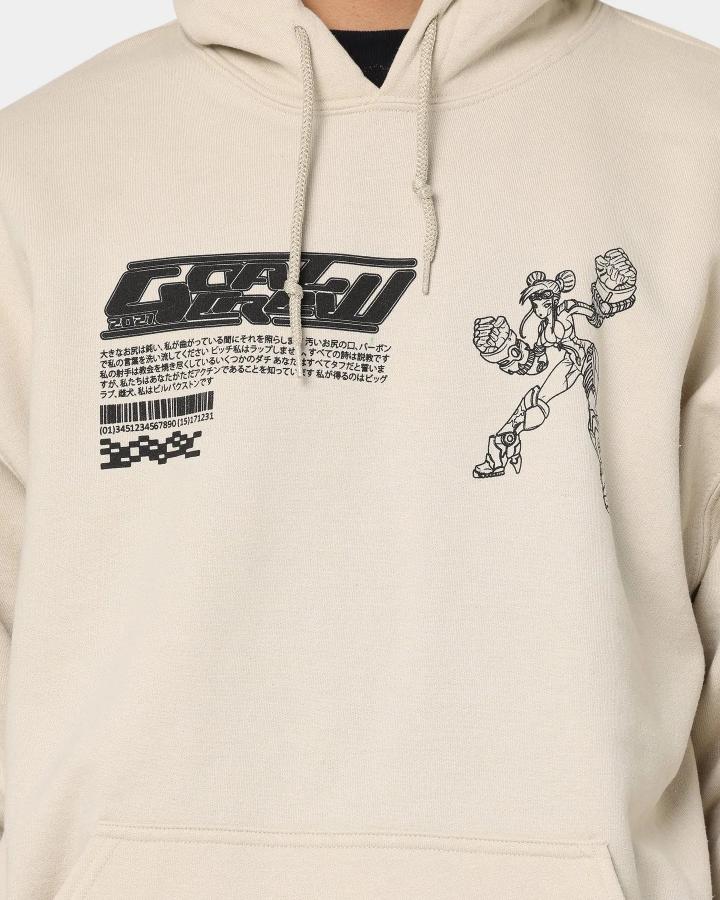Goat Crew Kyoto Hoodie Sand Halloween Reinforced Elbows