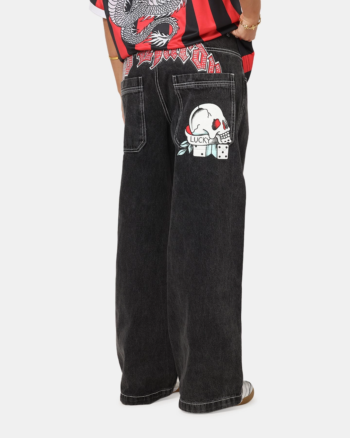 Everyday Fashion Lover Travel Ease Ed Hardy Lucky Jeans Black