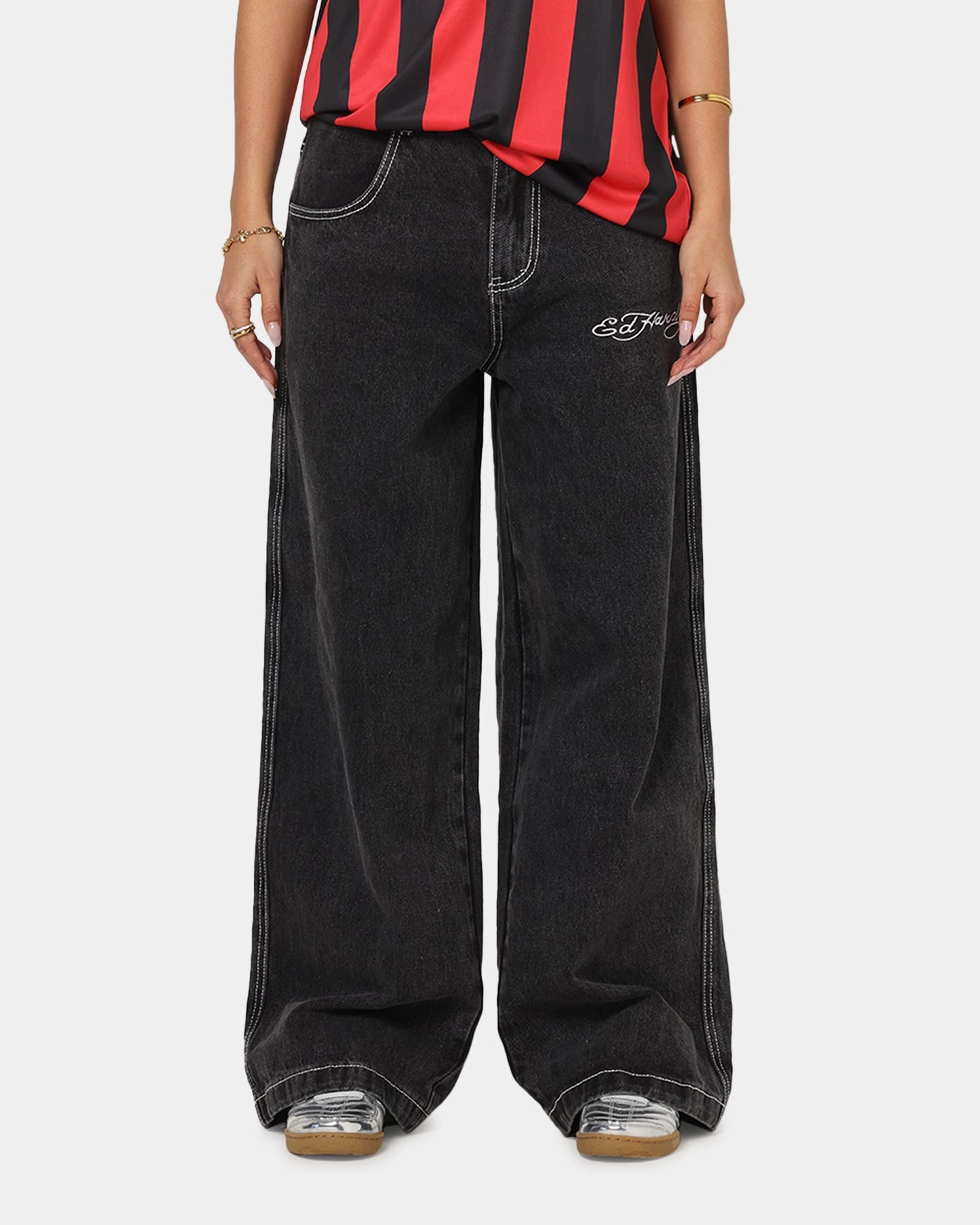 Common Outfit Ed Hardy Lucky Jeans Black