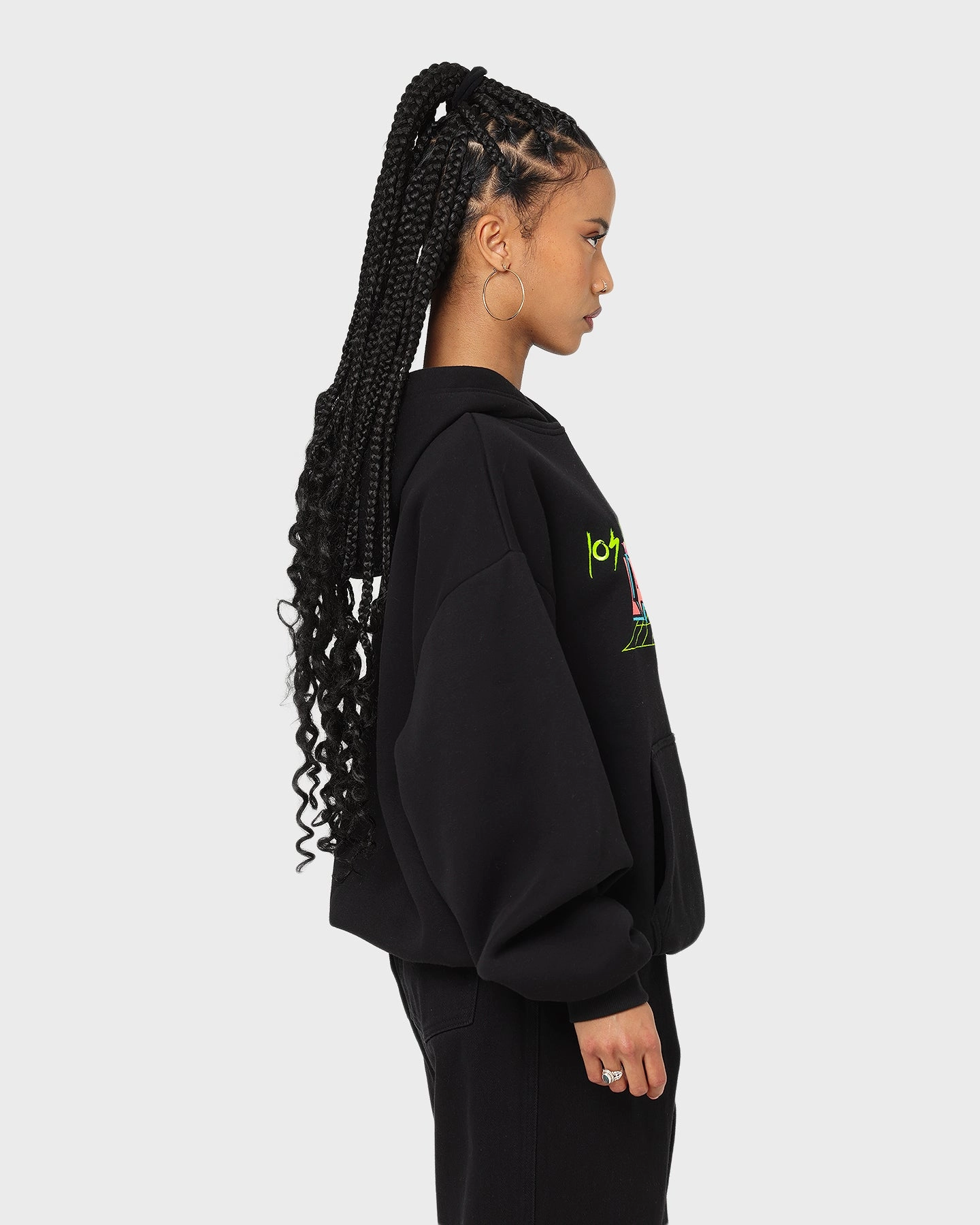 Tolerance Barrier Seam Construction New Era Los Angeles Lakers Retro Arcade Hoodie Black