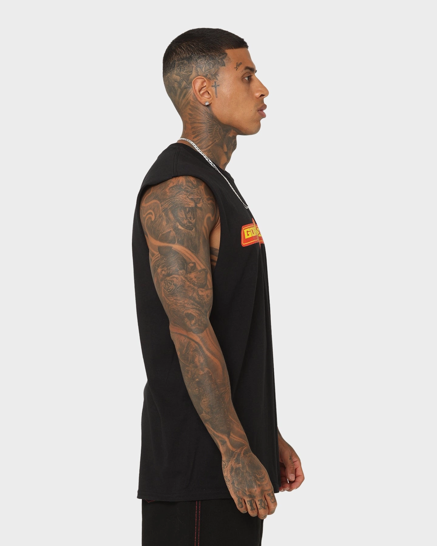 Goat Crew Star Muscle T-Shirt Black Sustainable Production Process Functional Style