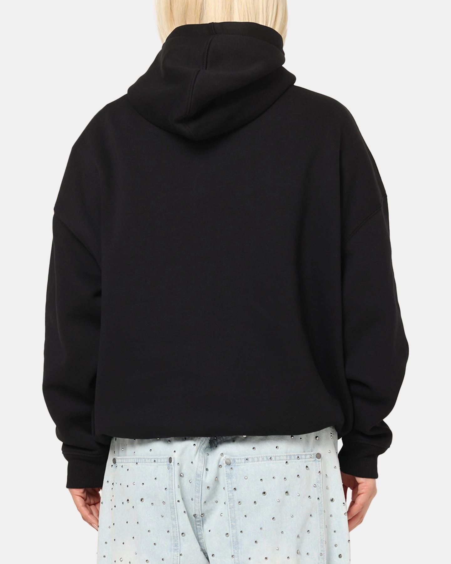 Saint Morta Muerte Boxy Hoodie Black shopping spree