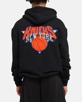 Mitchell & Ness New York Knicks Big Apple Hoodie Black Urban Day Sailing wear