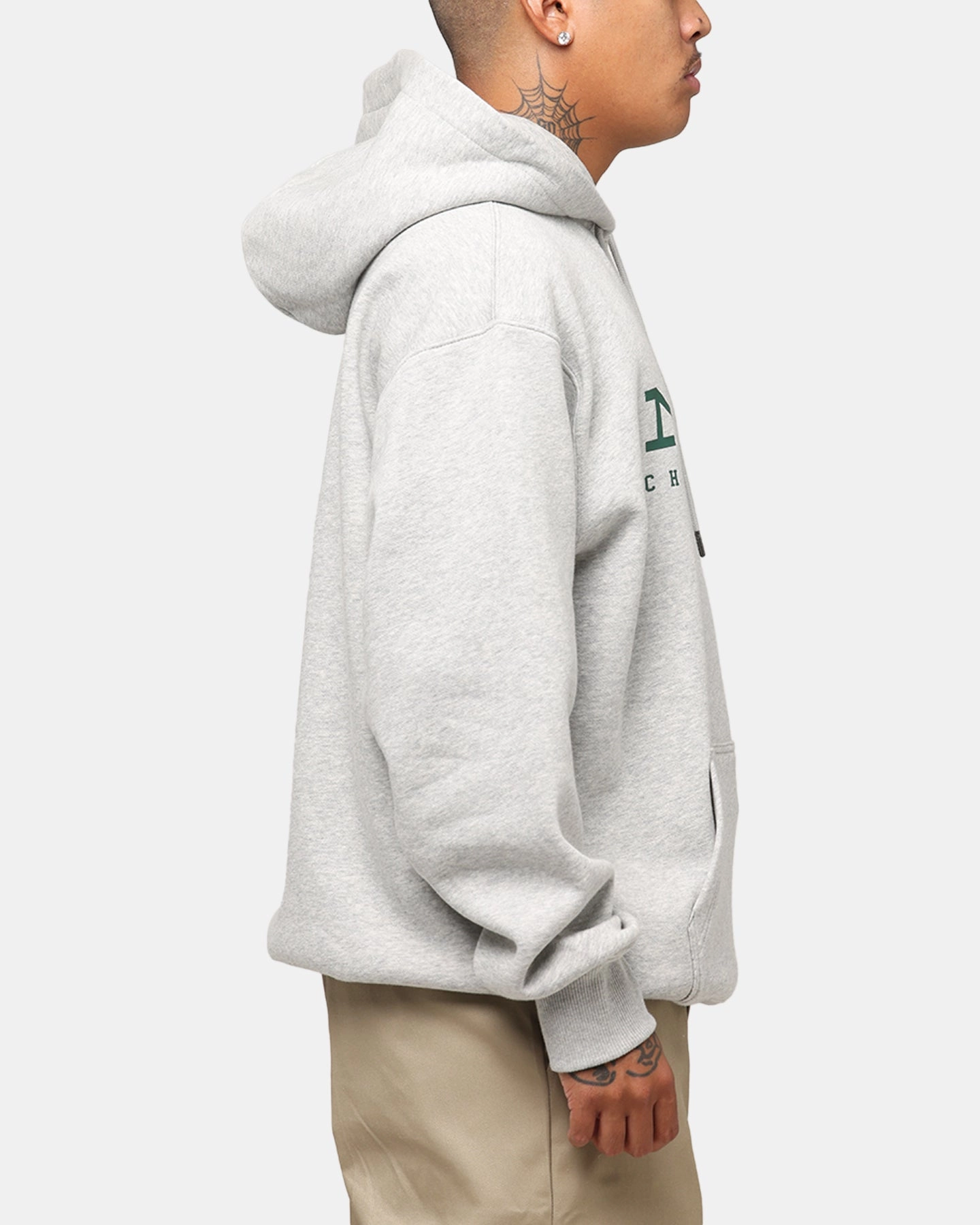 Beach Walk Champion Rochester Graphic Hoodie Grey