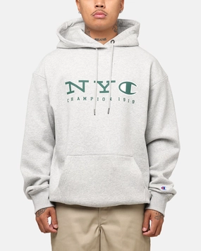 Zebra like Champion Rochester Graphic Hoodie Grey