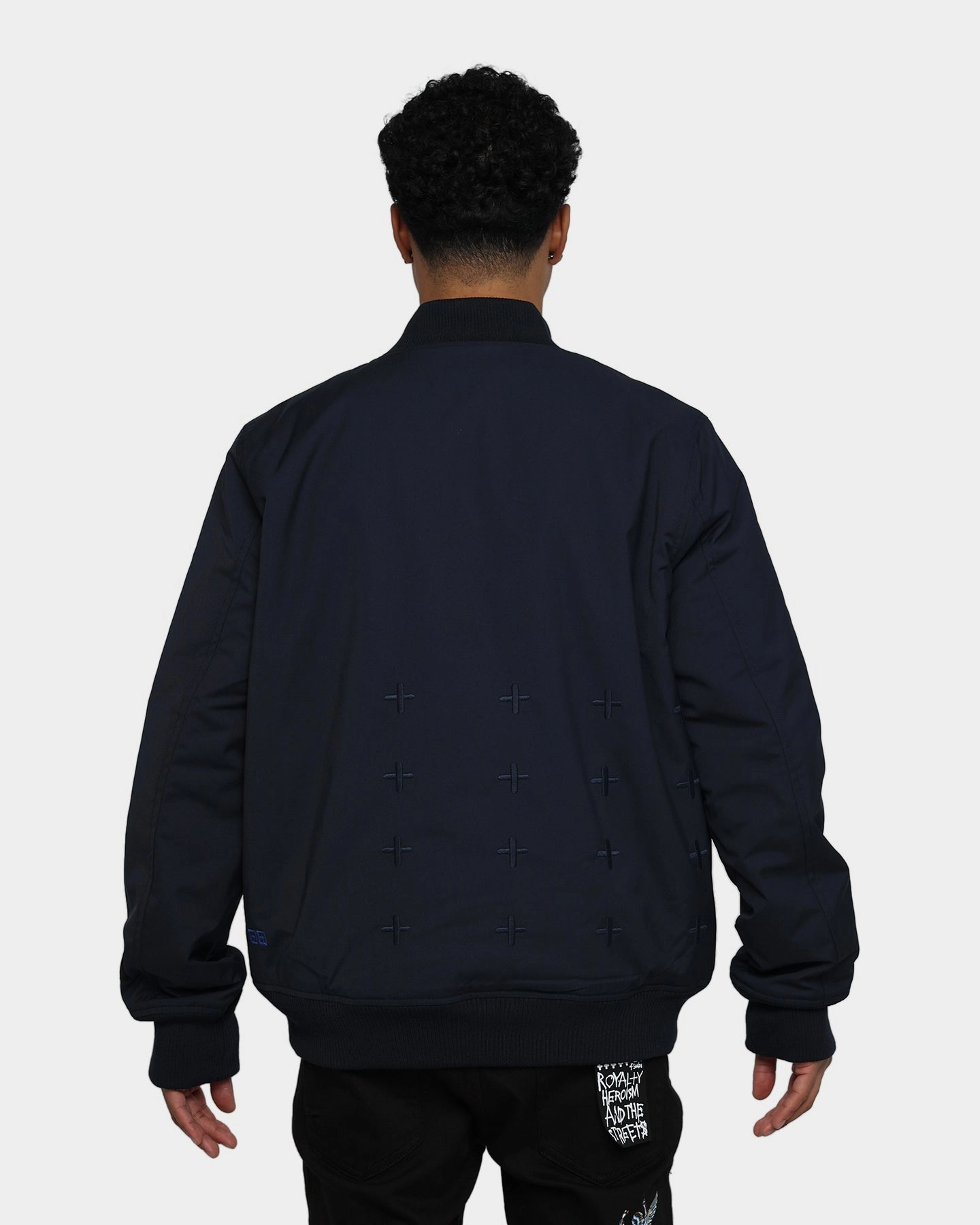 Interchangeable Liner System File Ksubi NFT Bomber Jacket Blue
