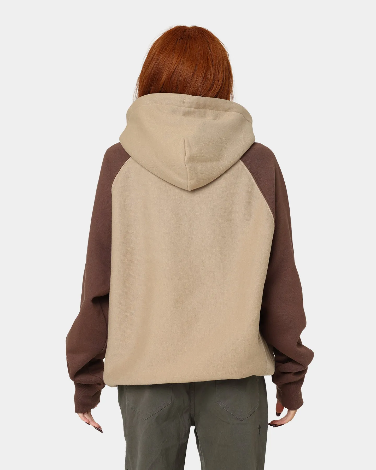 Champion Reverse Weave Raglan Hoodie Country Walnut Mouthwash