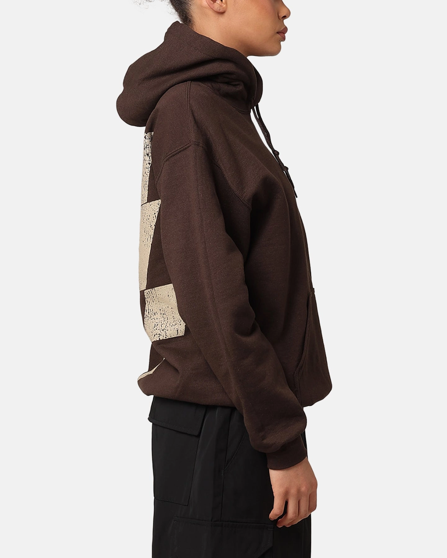 Lockdown Hood Toggle The Anti Order Smash Repair Hoodie Chocolate Brown