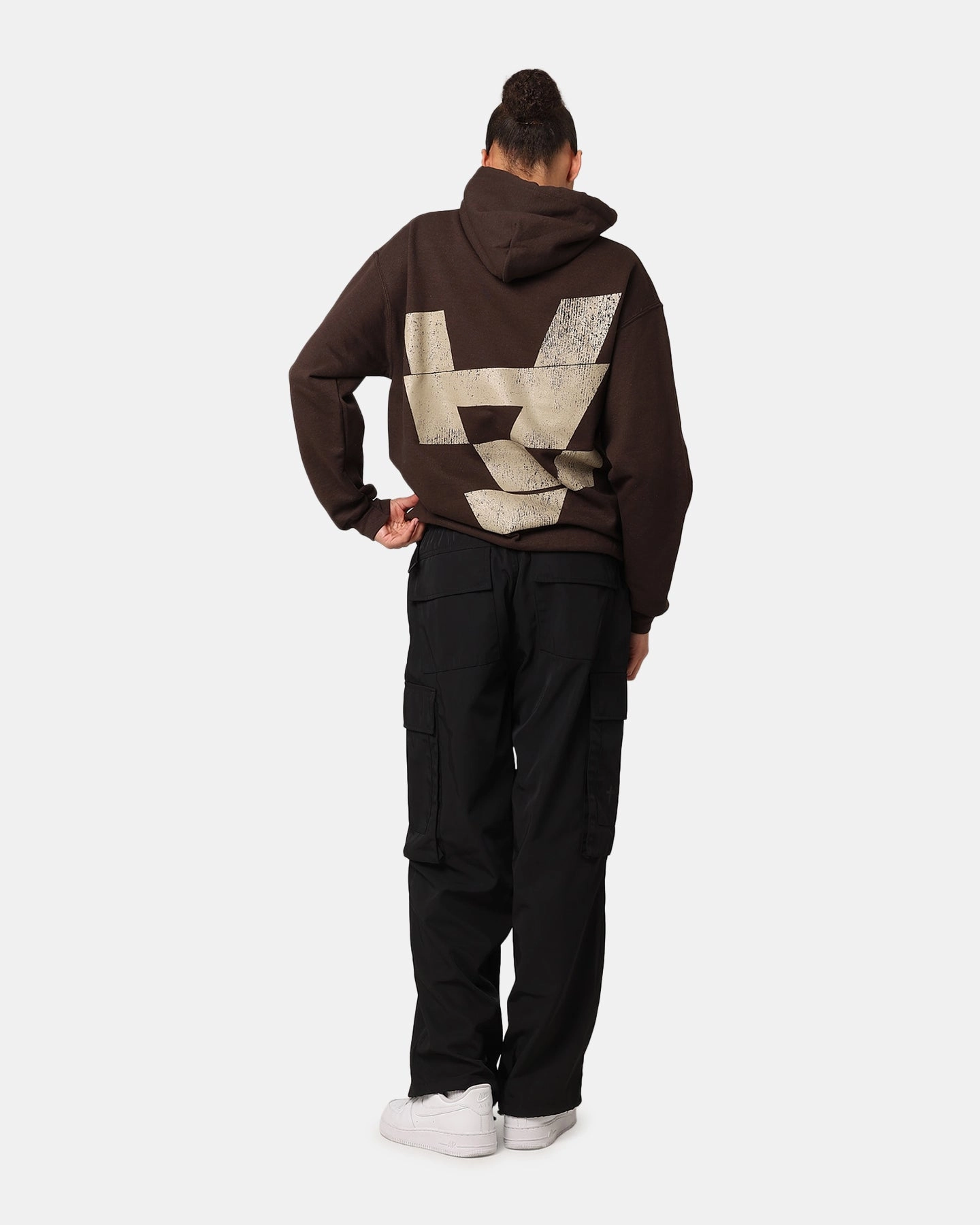 Disseminate suitable for performance costumes The Anti Order Smash Repair Hoodie Chocolate Brown