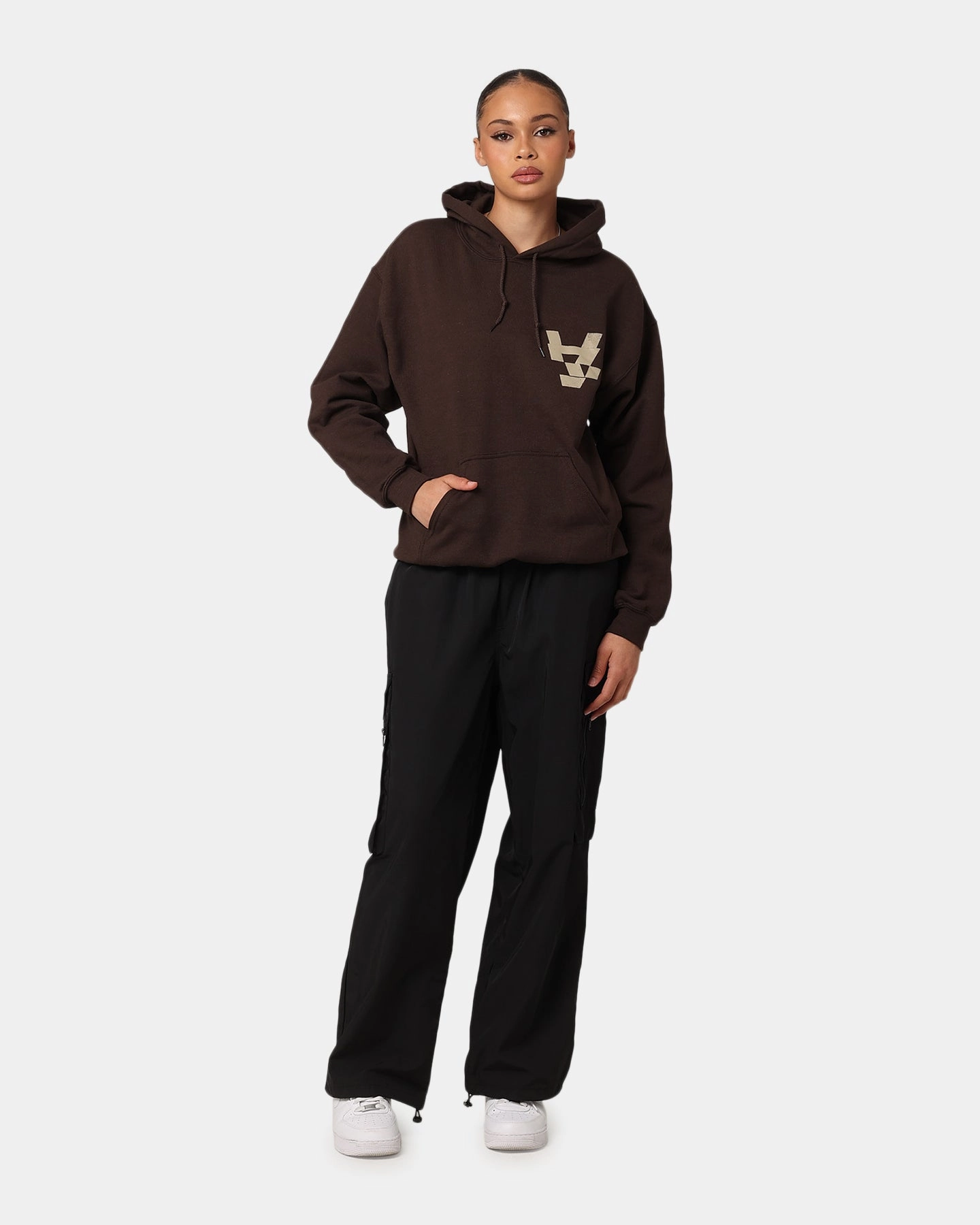 The Anti Order Smash Repair Hoodie Chocolate Brown backpack Conquer