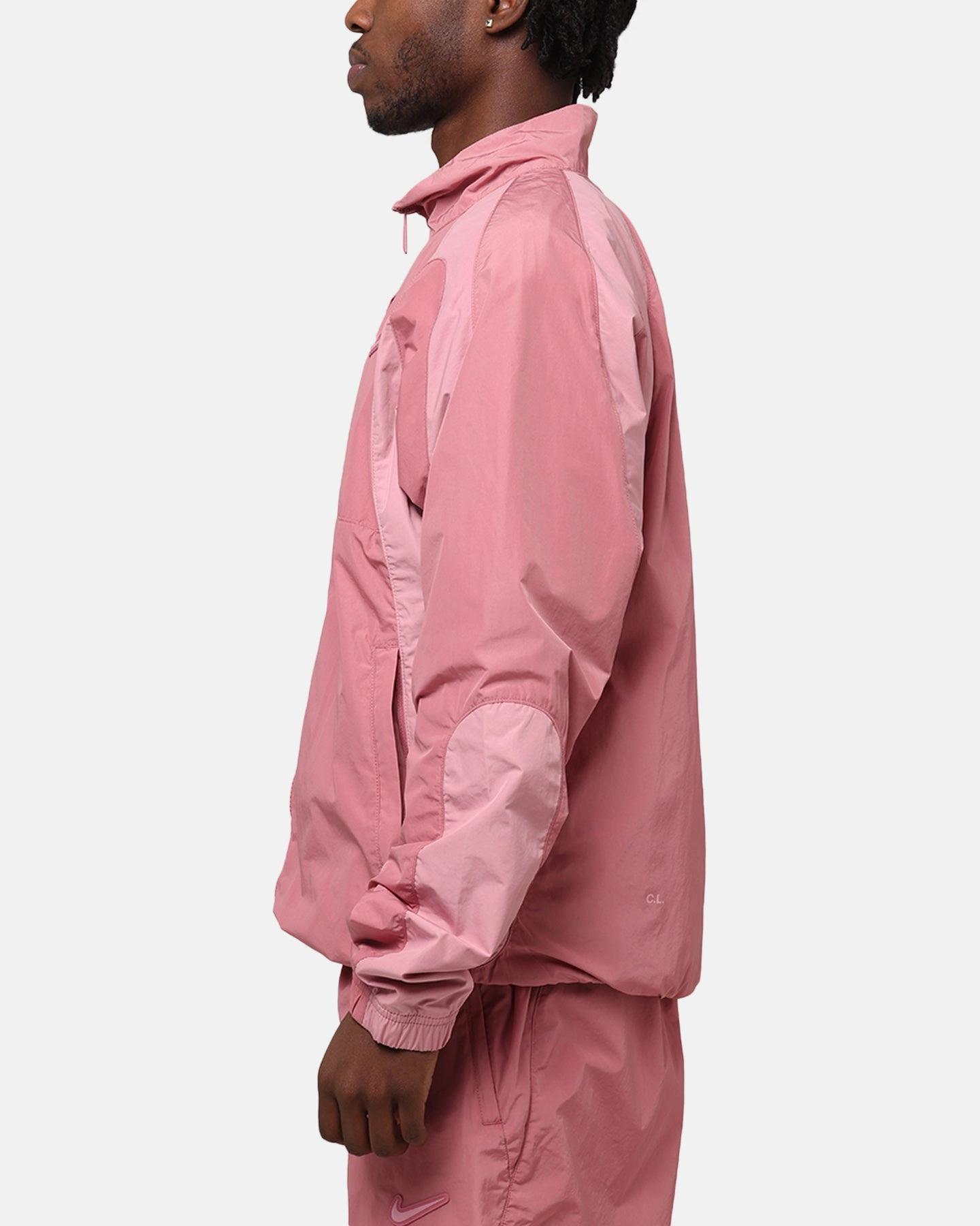 Adjustable Fit Ergonomic Stitching Nike Nocta Northstar Nylon Track Jacket Desert Berry