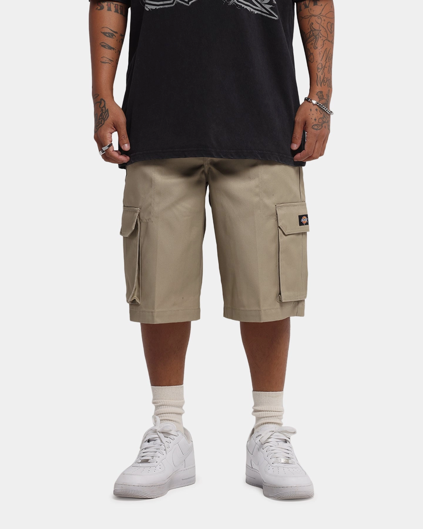 WaterResistantFinish Moisture Controlled Lining Dickies 131 Slim Straight Cargo Shorts Khaki