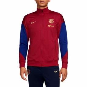 aluminum Resort Wear FC Barcelona red/blue training presentation soccer tracksuit 2024 - Nike