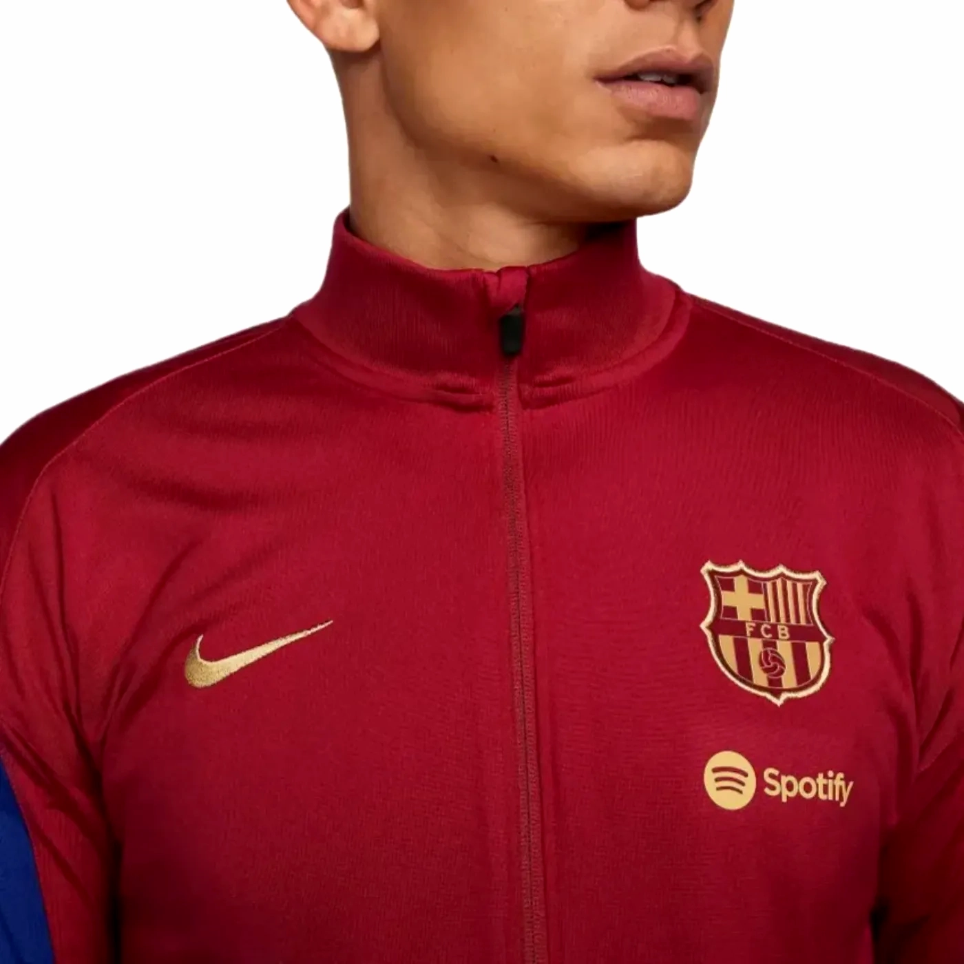FC Barcelona red/blue training presentation soccer tracksuit 2024 - Nike Stable Adjustable Waistband