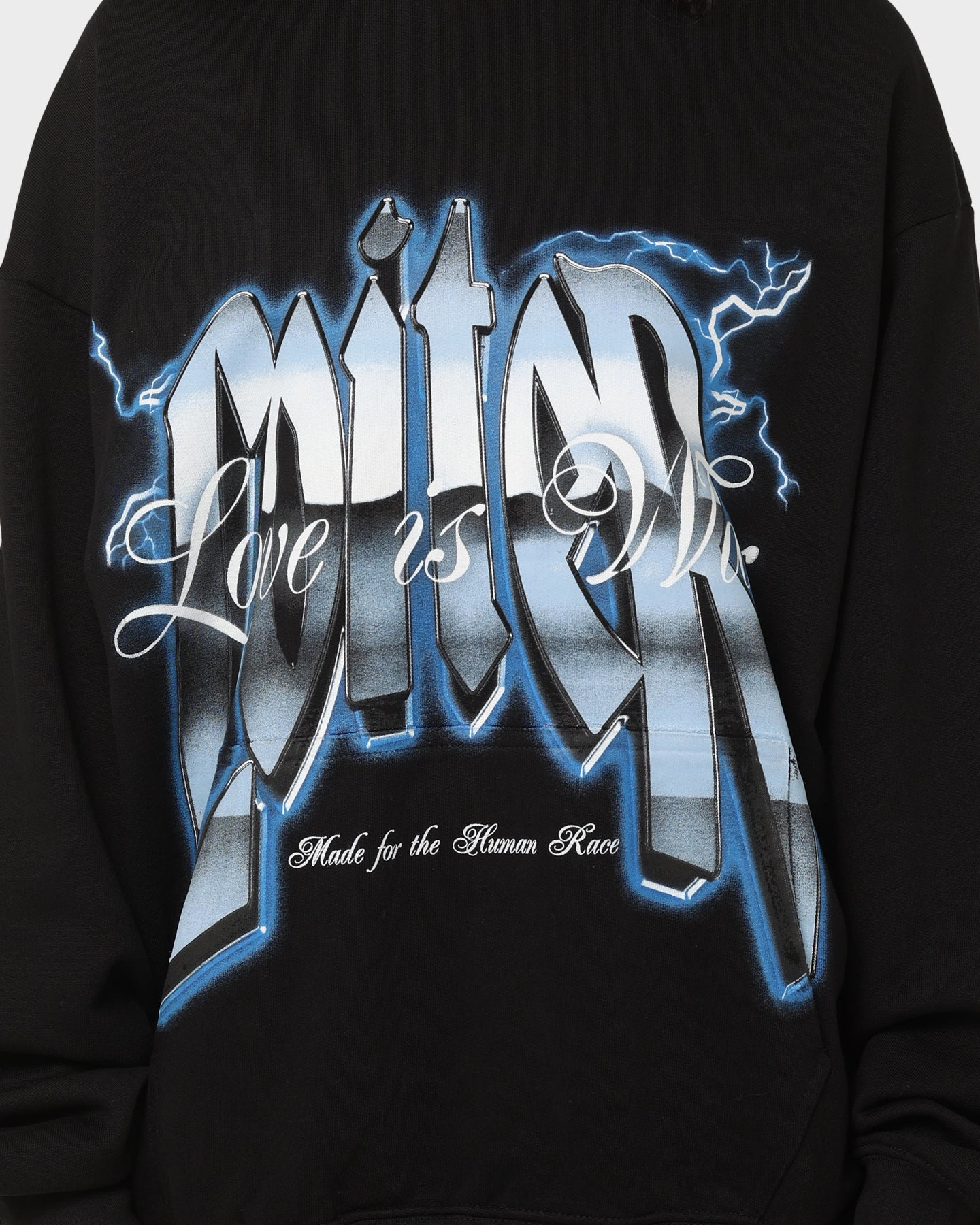 Loiter Love Is War Hoodie Black Goggles Travel Light