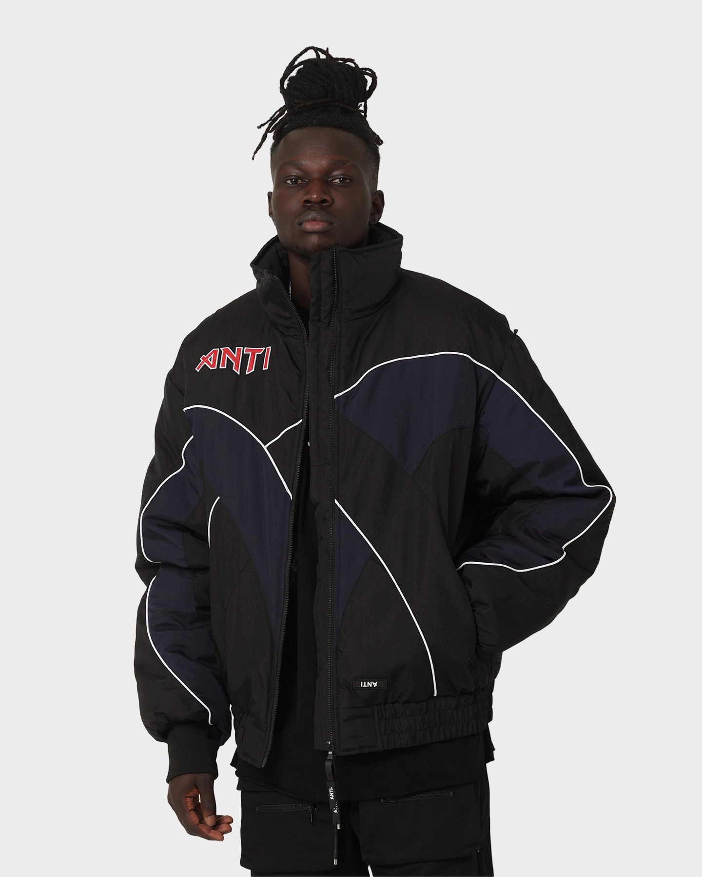 Daily Utility Multi Directional Stretch The Anti Order Tokyo Moto Racing Jacket Black/Navy/Red