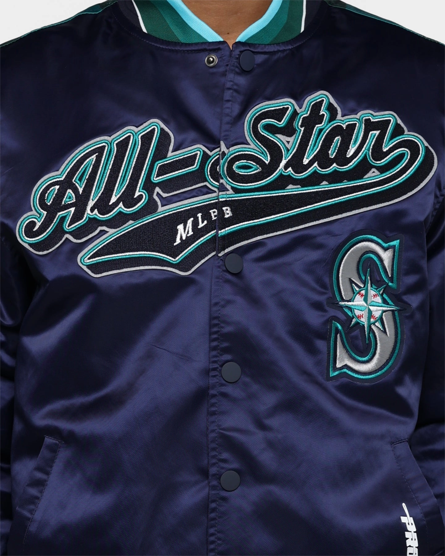 Pro Standard MLB All Star Satin Rib Jacket Navy File