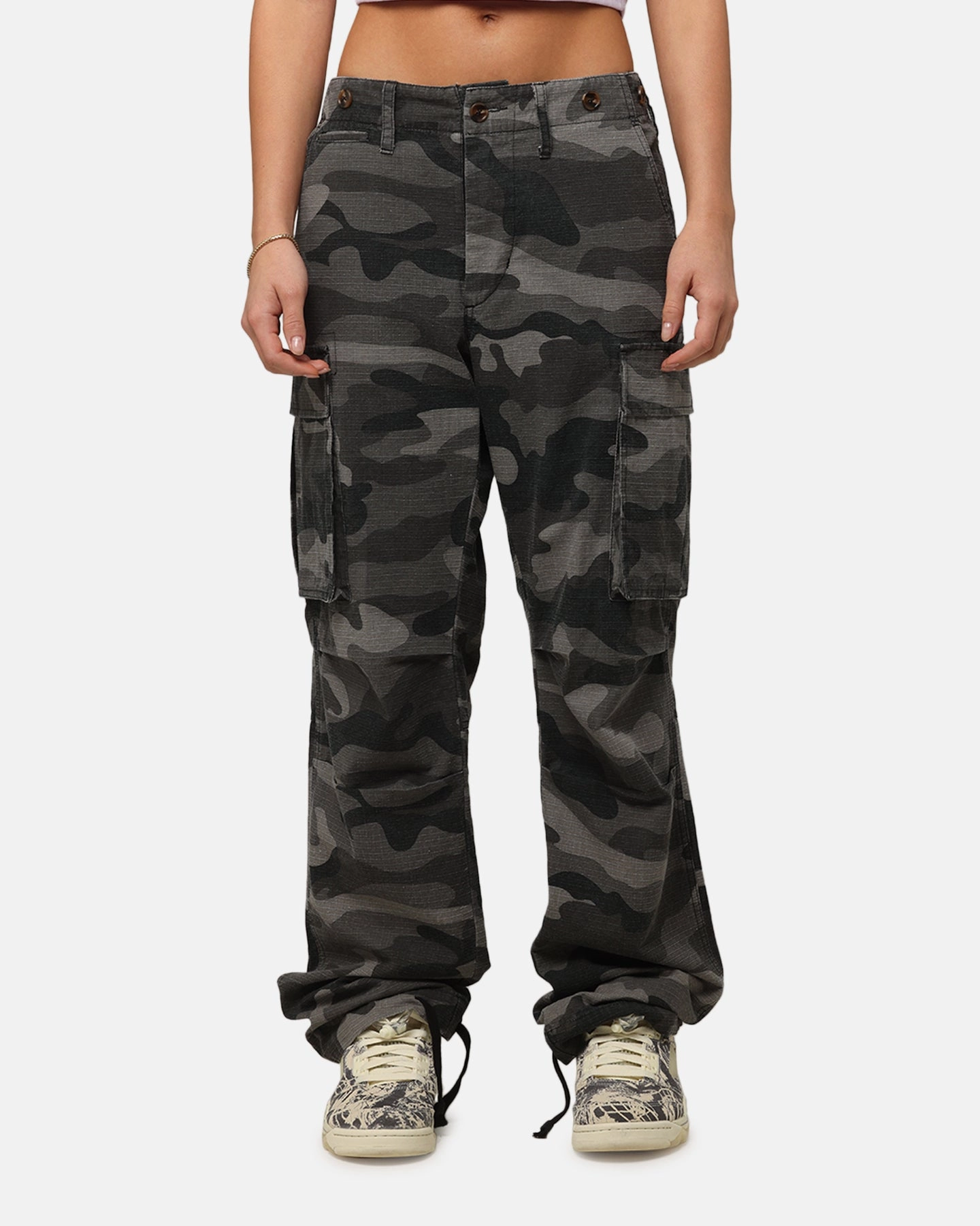 All Season Versatility Smart Motion XXIII Torrent Cargo Pant Washed Black Camo