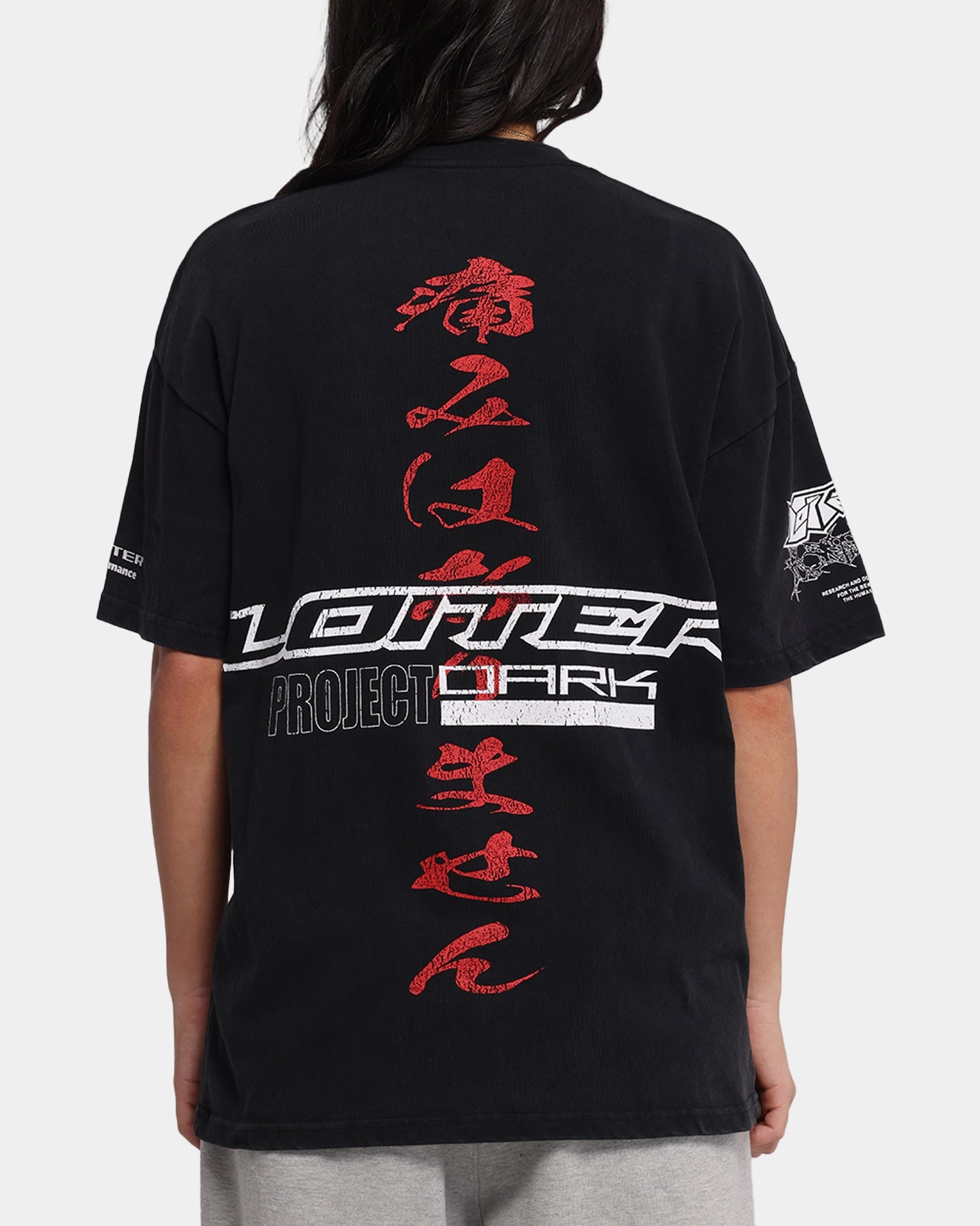 ComfortOptimizedConstruction Loiter Cybernetics Vintage T-Shirt Black Acidwash