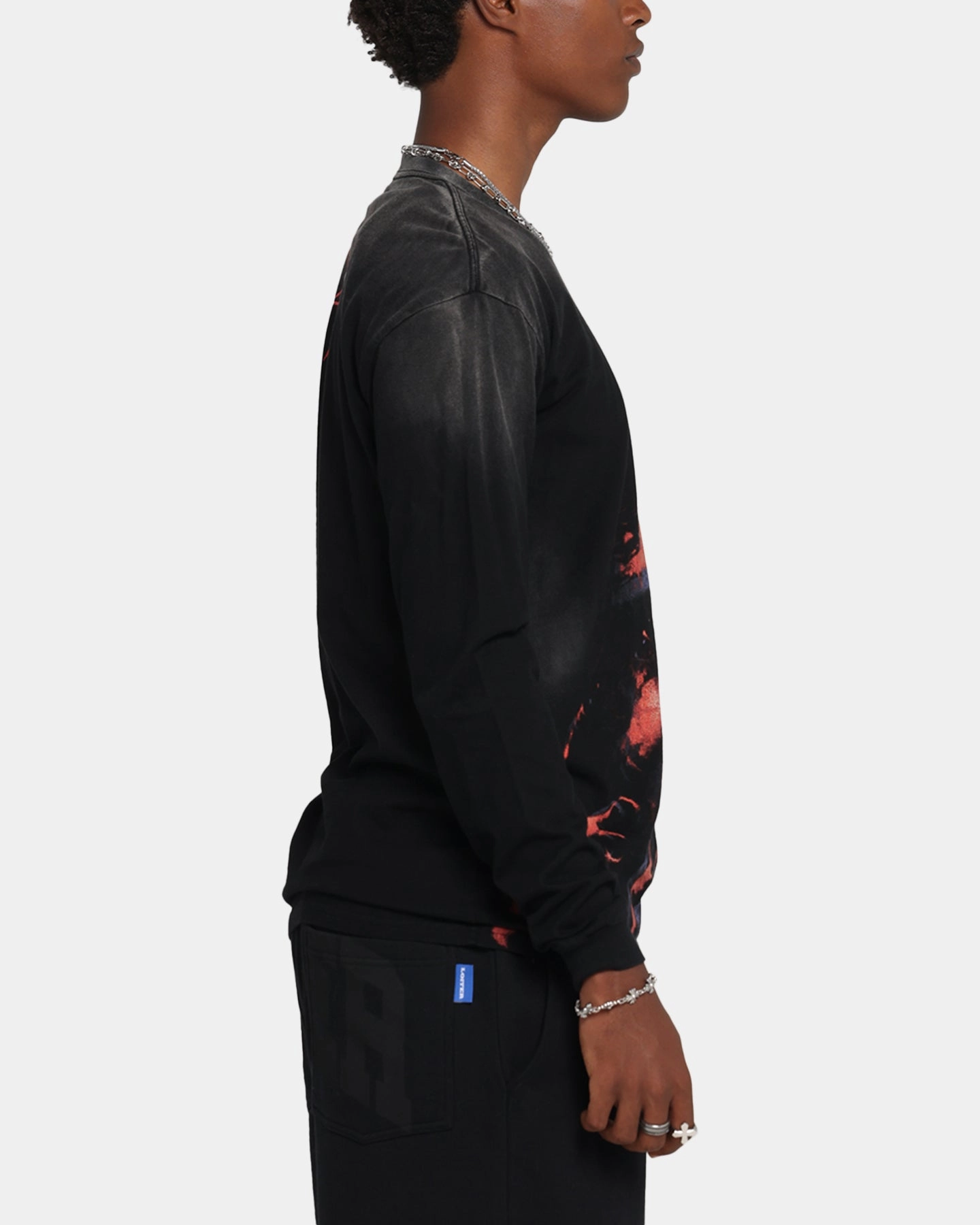 Slipknot Slipknot Long Sleeve T-Shirt Washed Black Everyday Style Trend adults'