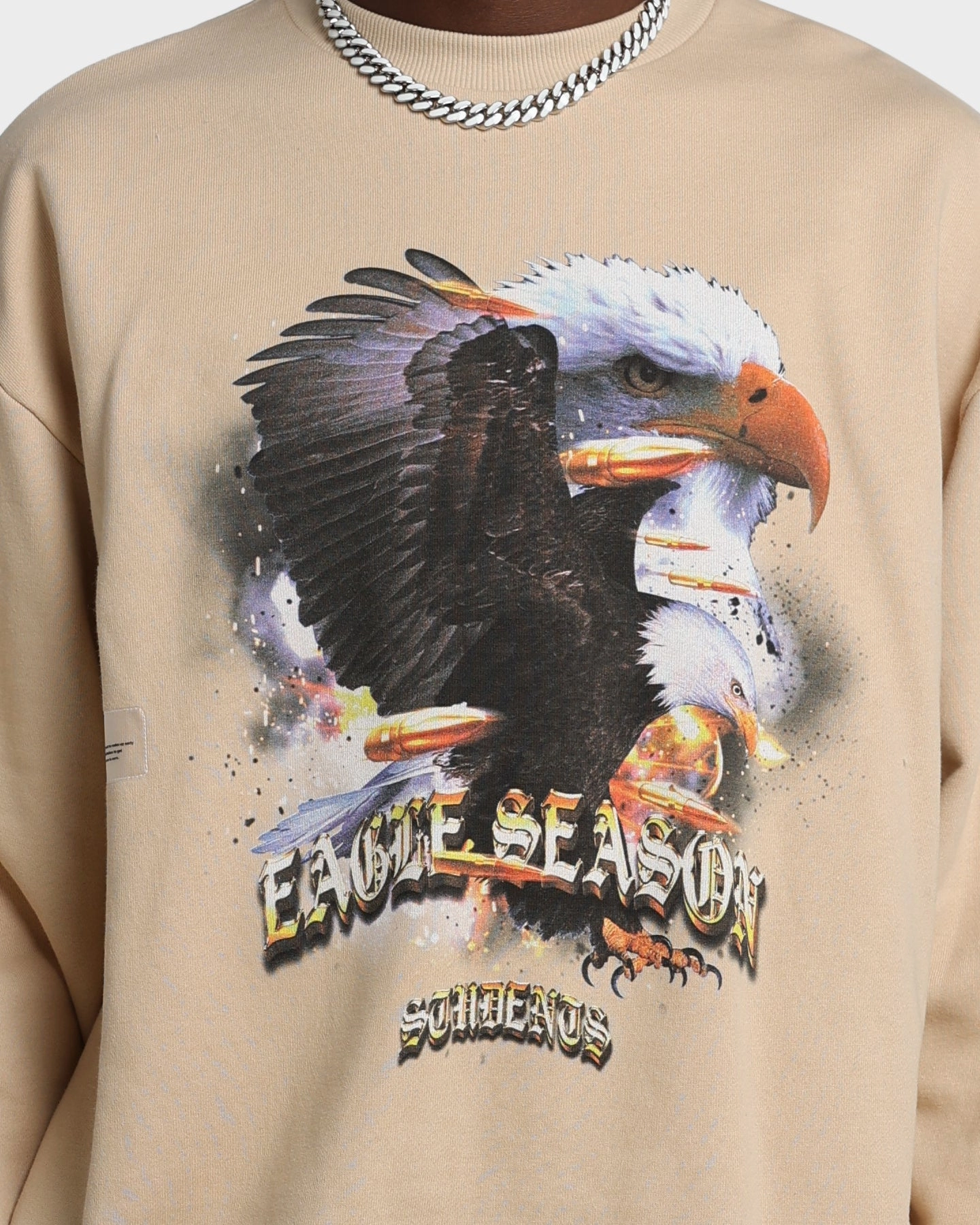 Students Golf Eagle Season Crewneck Monarch Versatile Layers Chilly Layering