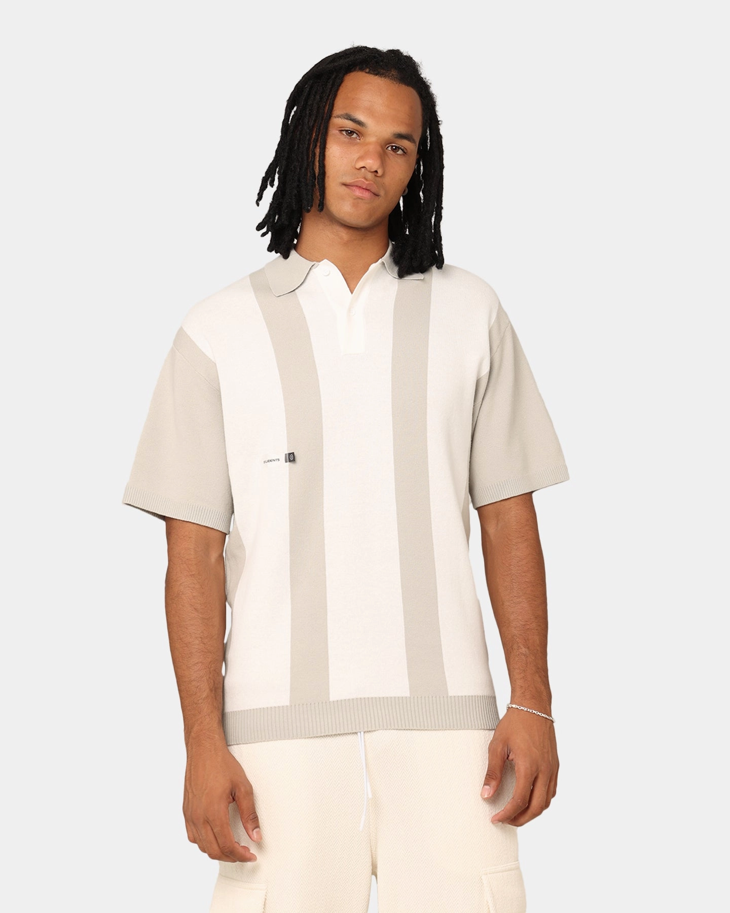 Seamless Side Panels Business Meeting Students Golf Griffin Sweater Polo T-Shirt Grey