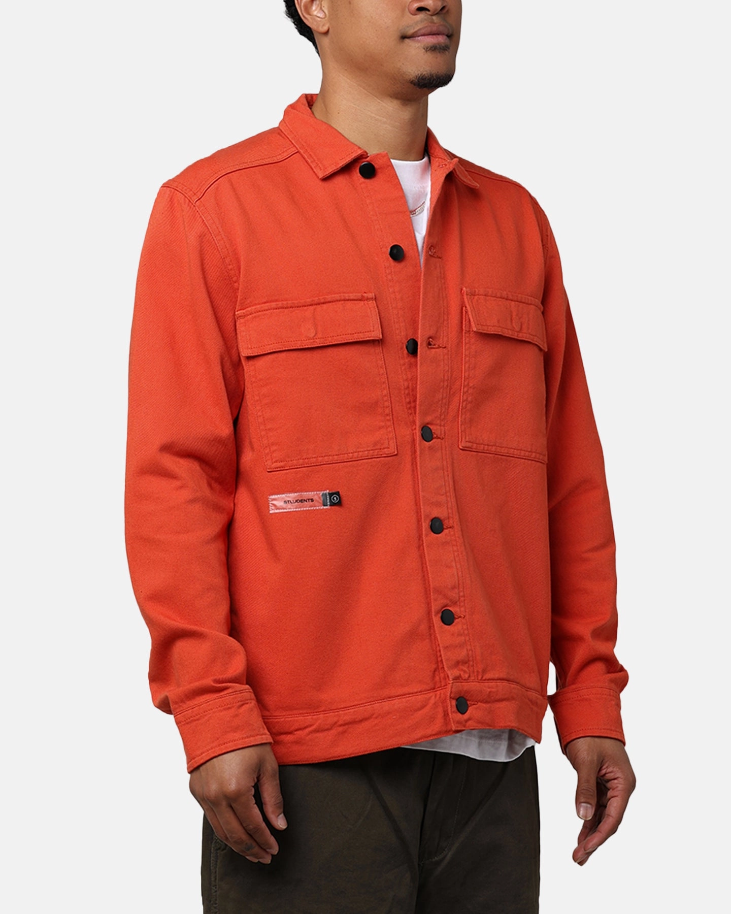 Students Golf Kerwood Twill Work Jacket Orange Windproof Barrier Design Anti-pilling