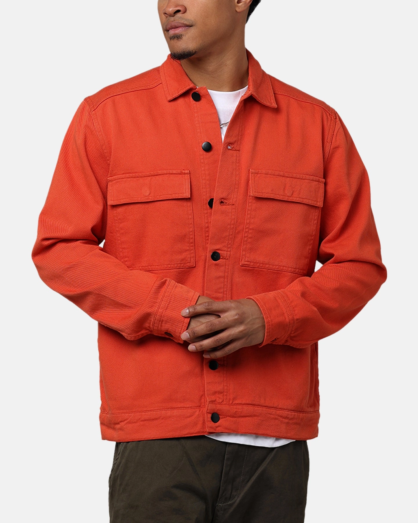 Students Golf Kerwood Twill Work Jacket Orange Confidence booster Compromise