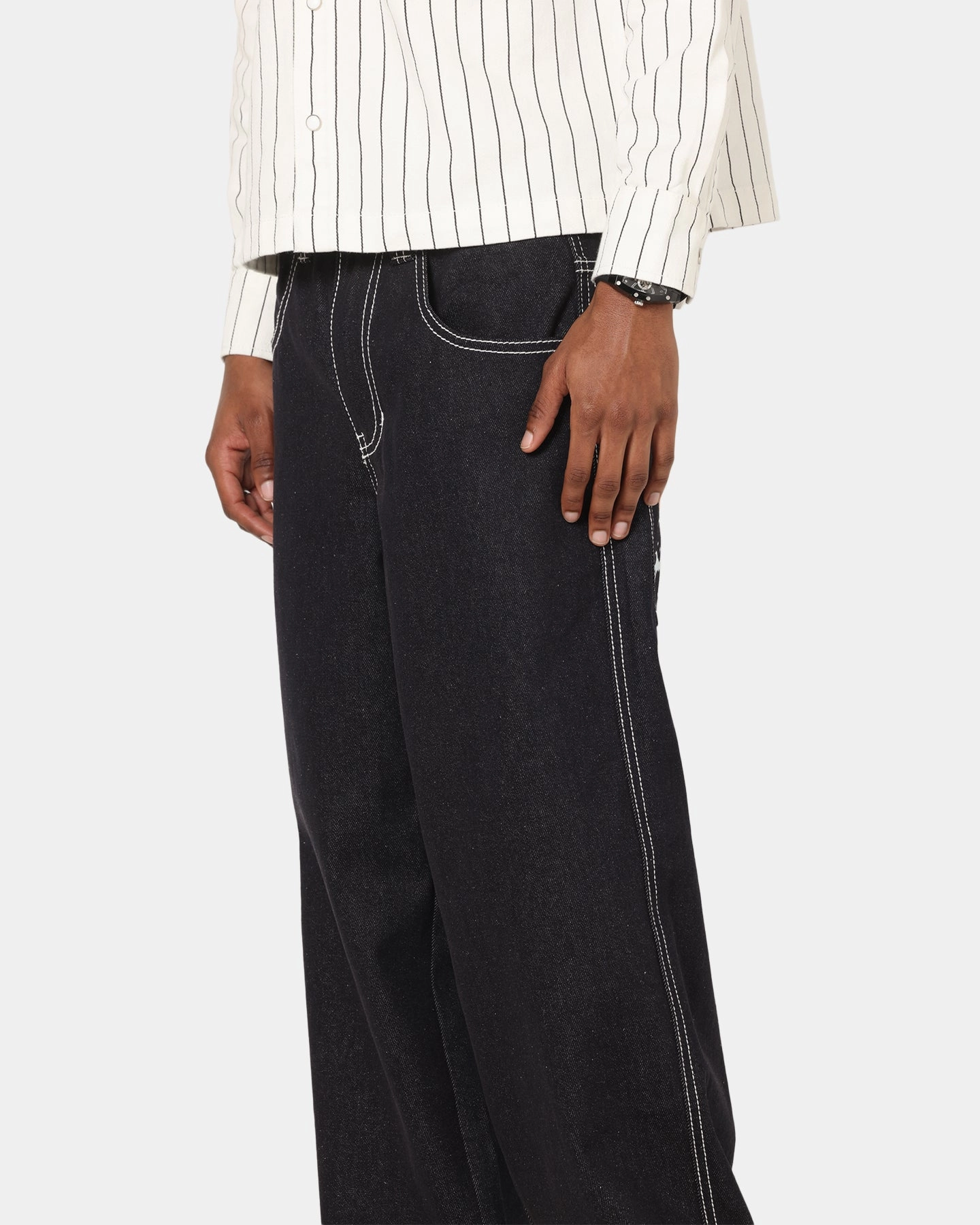 Modern Waist Zipper Closure Ed Hardy Koi Jeans Indigo