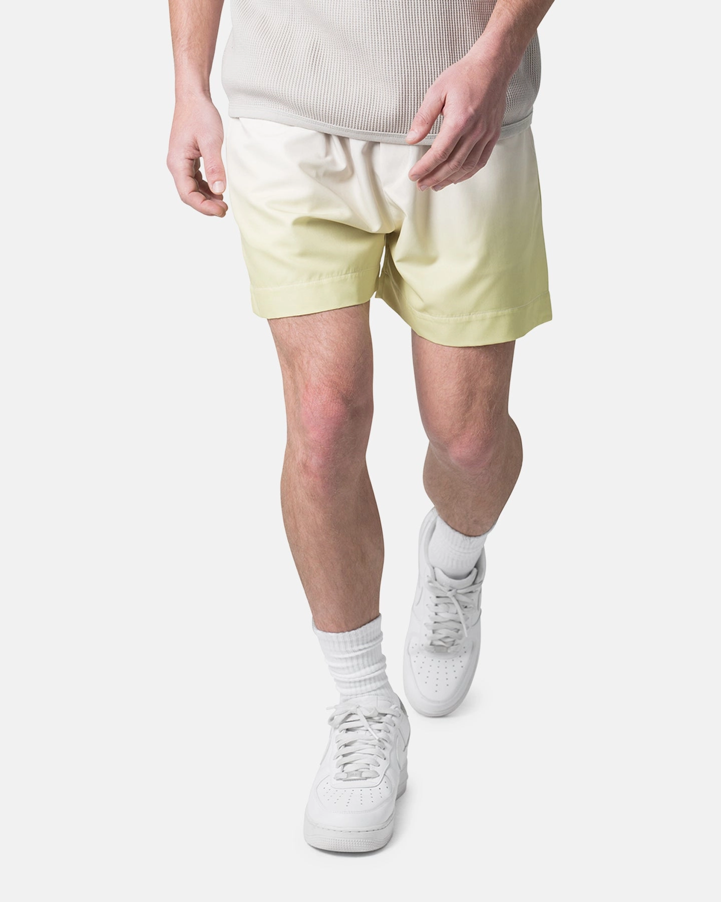 MNML Ombre Summer Shorts Light Yellow Temperature Regulating Blend