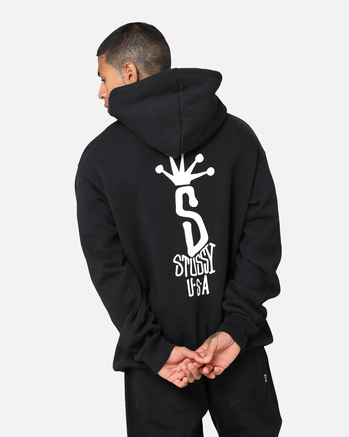 Stussy Big S LCB Hoodie Black Secure