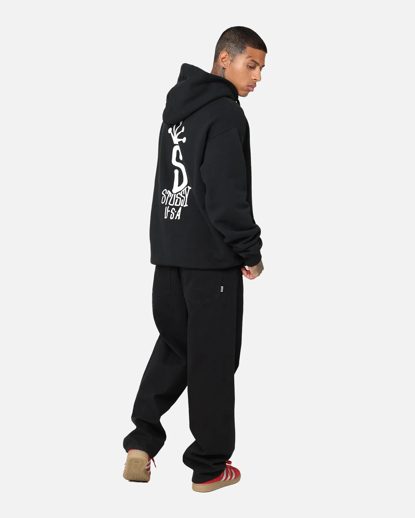 Lipstick Stussy Big S LCB Hoodie Black