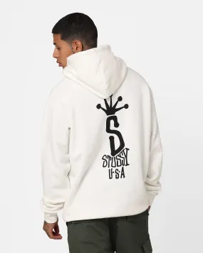 Negotiate Trail Style Stussy Big S LCB Hoodie White