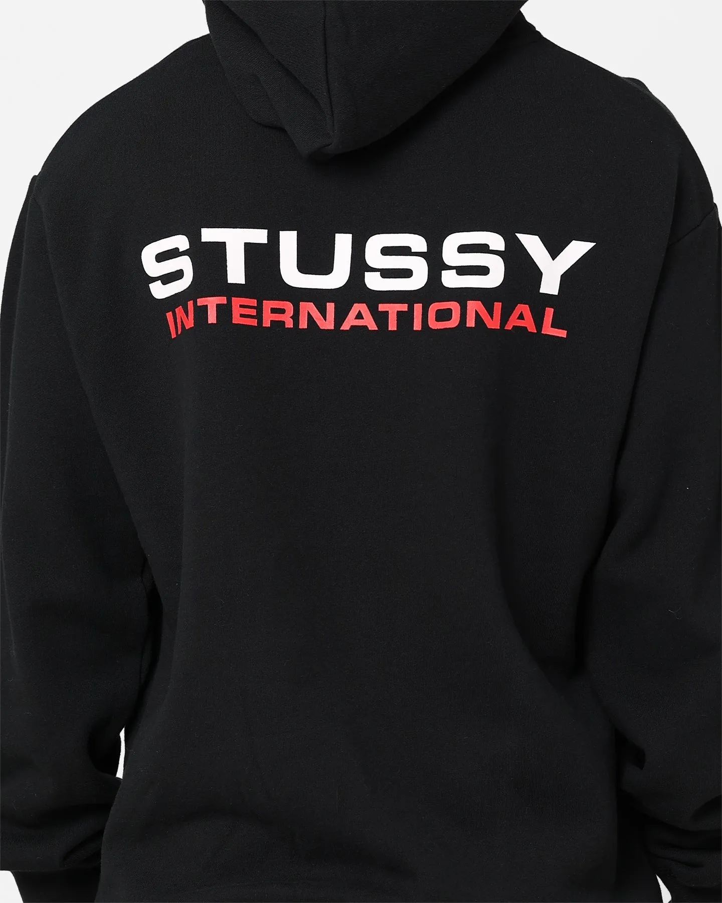 Lightweight Waterproof Heavy Duty Hardware Stussy International LCB Hoodie Black