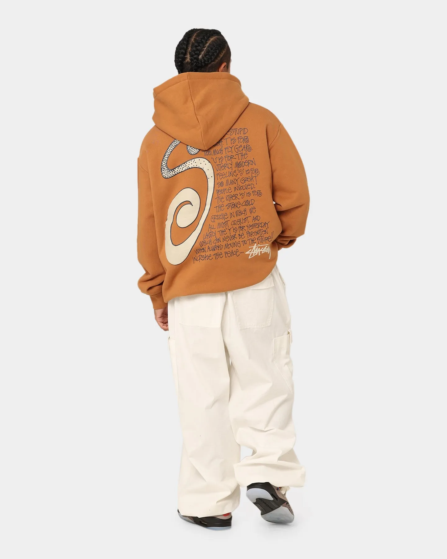 Stussy S IS Hoodie Almond Cozy Fit
