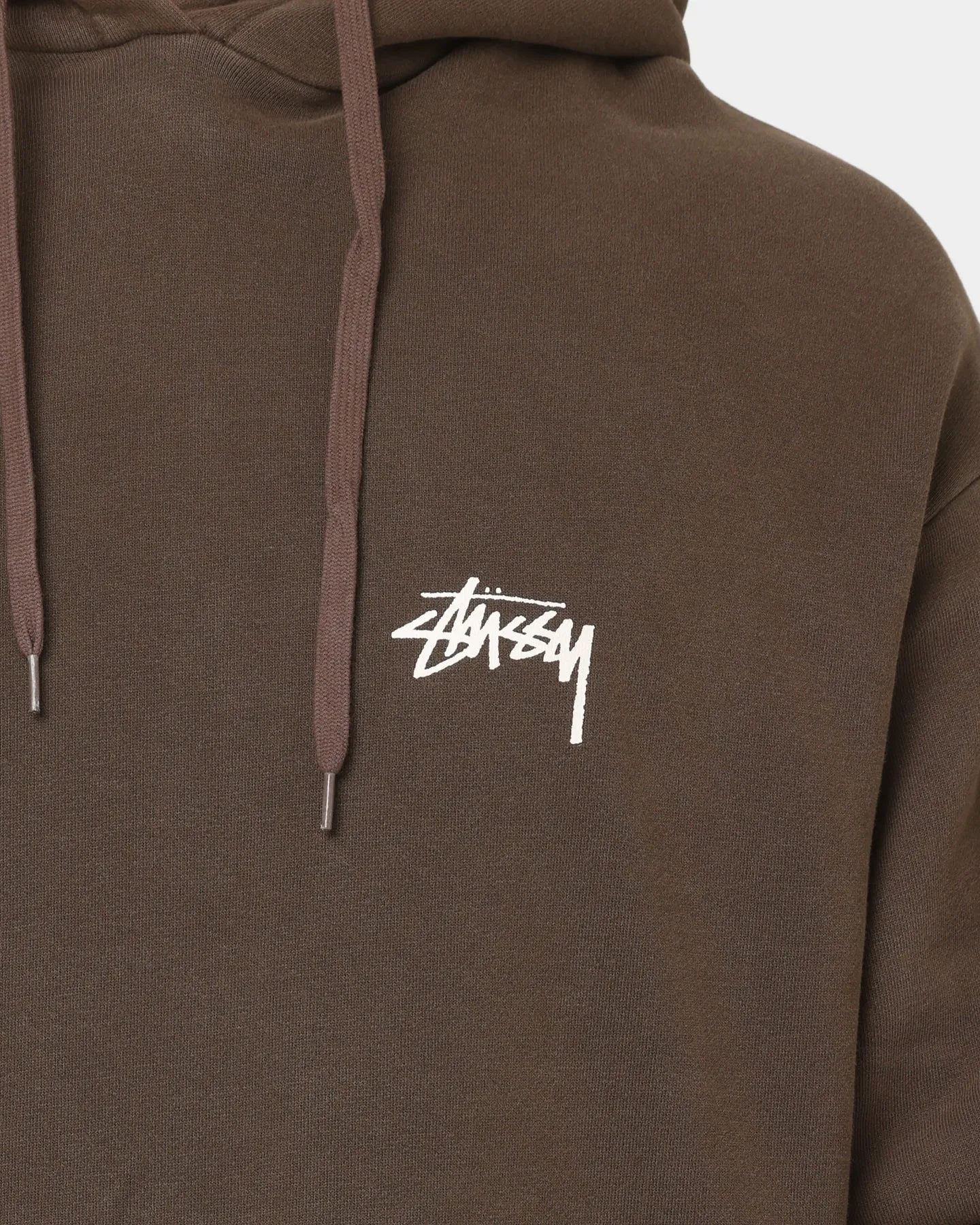 Stussy Something's Cooking Hoodie Brown Pigment Moisture Wicking Layer