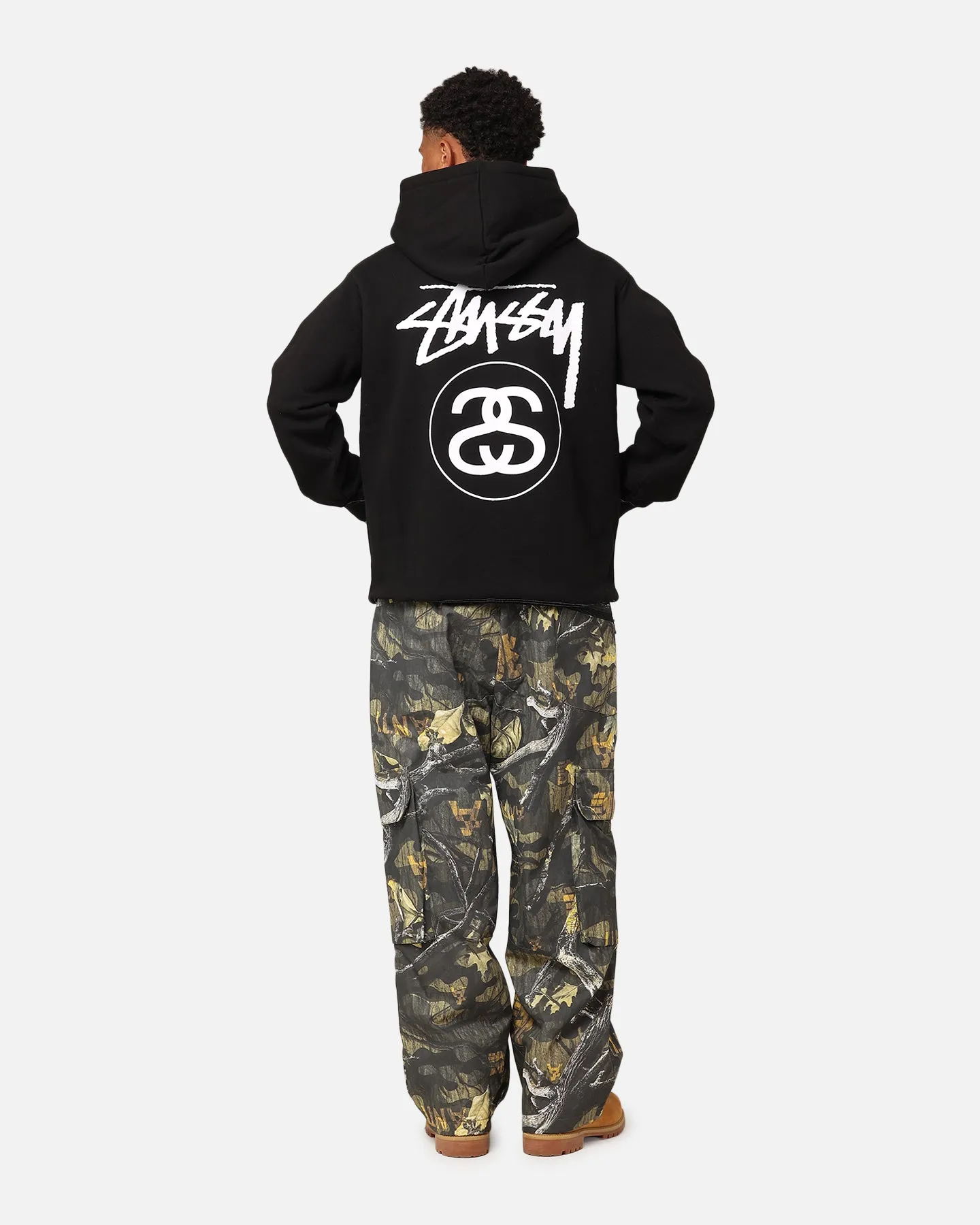 Deodorant Stussy SS Link Fleece Hoodie Black