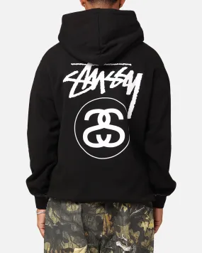 Stussy SS Link Fleece Hoodie Black Multi Directional Stretch Project