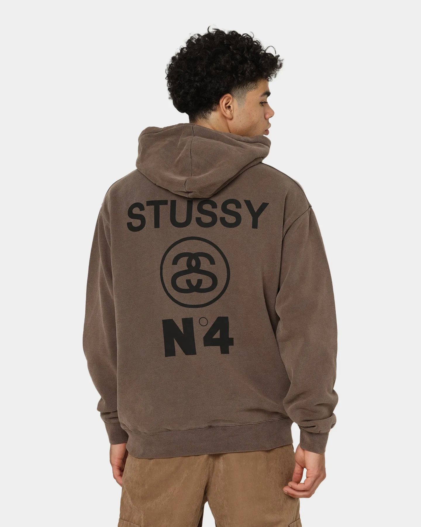 Stussy Stussy No.4 Hoodie Pigment Iron Weather Protection