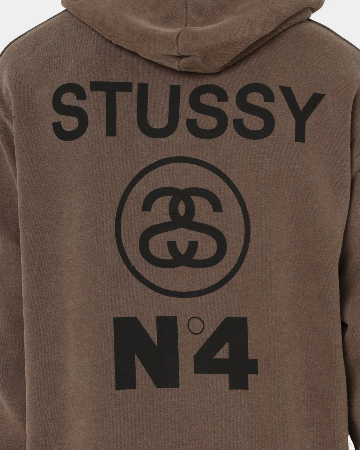 Stussy Stussy No.4 Hoodie Pigment Iron HeatRegulating Collar Options