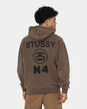 Stussy Stussy No.4 Hoodie Pigment Iron Weather Protection
