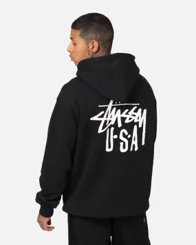 Chill Proof Quick Closure Stussy USA LCB Hoodie Black