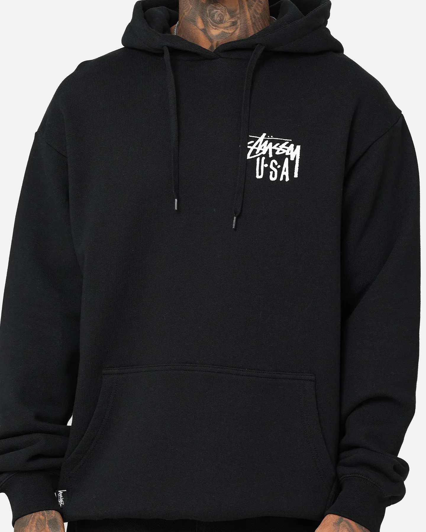 Job Stussy USA LCB Hoodie Black