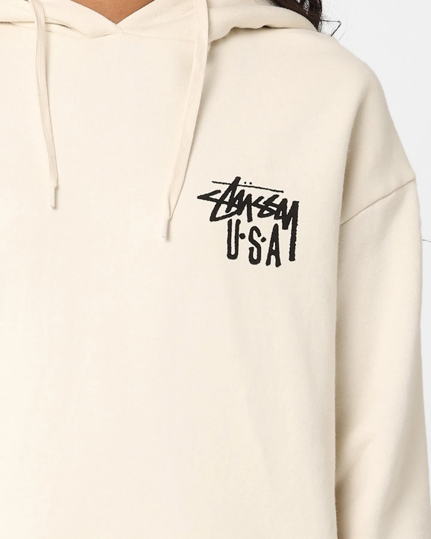 Stussy USA LCB Hoodie Cream suitable for runway events suitable for dance competitions